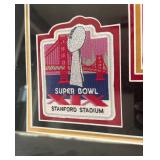 Joe Montana Signed Custom Framed Jersey - Triple Certified Auto (Including PSA DNA) in Beautiful 41.5x33.5" Custom Frame w/ 4 Super Bowl Logo Patch, Custom Plaque and Matting
