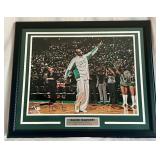 Kevin Garnett Signed Photo - Beckett COA Custom Framed 26.5"x22.5" and Matted Minnesota Timberwolves Basketball