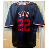Juan Soto Signed Custom Baseball Jersey w/ JSA COA