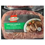 J - 4 Packs of Hormel Onion Garlic Pork Roast - 7.5 lbs Total