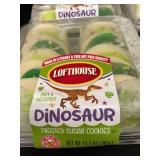 C - Lofthouse Dinosaur Frosted Sugar Cookies - 4 Packs