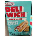J - Hot Pockets DeliWich Pack and Go Turkey & Colby 4 Pack