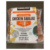 J - Kirkland Signature Fully Cooked Chicken Sausage - Parmesan & Cracked Black Pepper, 18 Links
