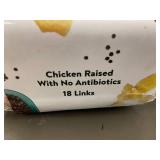 J - Kirkland Signature Fully Cooked Chicken Sausage - Parmesan & Cracked Black Pepper, 18 Links