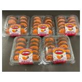 J - Set of 5 Packs of Lofthouse Harvest Frosted Chocolate Cookies