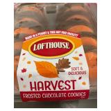 J - Set of 5 Packs of Lofthouse Harvest Frosted Chocolate Cookies