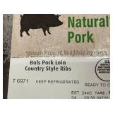I - 3 packs of Boneless Pork Loin Country Style Ribs 3lbs min