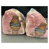 J - Kentucky Legend Brown Sugar Smoked Ham Set, 2 Pack