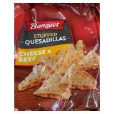 J - Assorted Frozen Stuffed Quesadillas - Cheese & Beef, 2 Pack