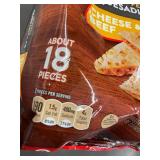 J - Assorted Frozen Stuffed Quesadillas - Cheese & Beef, 2 Pack