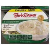J - Set of 3 Bob Evans Family Size Mashed Potatoes with Sour Cream & Chives
