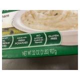 J - Set of 3 Bob Evans Family Size Mashed Potatoes with Sour Cream & Chives