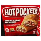 E - Lot of 4 Boxes of Hot Pockets Philly Steak & Cheese