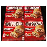 E - Lot of 4 Boxes of Hot Pockets Philly Steak & Cheese