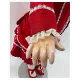 Artisan Reproduction Doll by Wisdom 1993 in Red Dress