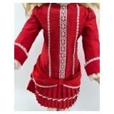 Artisan Reproduction Doll by Wisdom 1993 in Red Dress