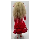 Artisan Reproduction Doll by Wisdom 1993 in Red Dress