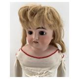 Antique Kestner Bisque Head Doll with Original Clothing