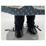 Simon & Halbig Bisque Doll Circa 1900 - 15-Inch with Lace Dress