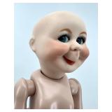 Vintage Simon & Halbig K & R Max and Moritz Doll with Outfit Sheet