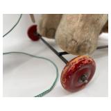 Vintage Steiff Plush Elephant on Wheels