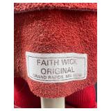 Faith Wick Original Handmade Elf Doll with Red Attire