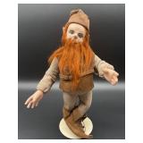 Faith Wick Vintage Gnome Doll with Red Beard