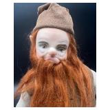 Faith Wick Vintage Gnome Doll with Red Beard