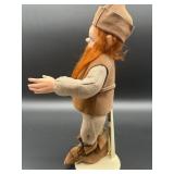 Faith Wick Vintage Gnome Doll with Red Beard