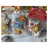 Collection of Vintage Paper Dolls and Decorations