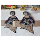 Collection of Vintage Paper Dolls and Decorations