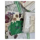 Large Collection of Assorted Vintage Buttons including Glass