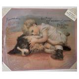 Collection of 6 Antique Advertising Metal Poster Reproductions