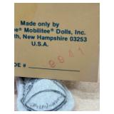 Annalee Doll Society Membership Kit with 2 Vintage Dolls - Baseball Player and Drum Player