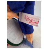 Annalee Doll Society Membership Kit with 2 Vintage Dolls - Baseball Player and Drum Player