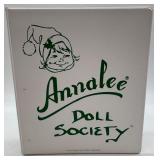 Annalee Doll Society 1989 Christmas Pajama Elf Doll With 3 Annalee Doll Society 3 Ring Binder
