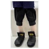 Annalee 2005 Pilgrim and Lady Dolls with Pumpkin and Basket