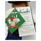 Annalee 2005 Pilgrim and Lady Dolls with Pumpkin and Basket