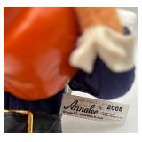 Annalee 2005 Pilgrim and Lady Dolls with Pumpkin and Basket