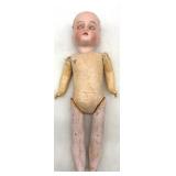 Antique Bisque Head Doll with Composition Body