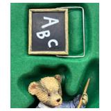 Rafterville Collectible Bear Figurine Set with Box - Qty 4