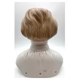 Antique Porcelain Bavarian Bust with Hand-Painted Features