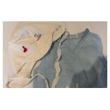 Collection of Vintage Baby Clothing with Hats