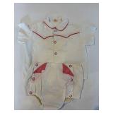 Collection of Vintage Baby Clothing with Hats