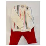 Set of 4 Toddler Outfit Pieces Including Sweater and Sailor Vest