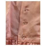 Vintage Pink Dresses and Gloves Set with Lace Accents