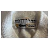 Set of 5 Vintage Acrylic Baby Cardigans