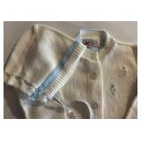 Set of 5 Vintage Acrylic Baby Cardigans