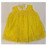 Collection of 3 Vintage Toddler Dresses in Yellow and Pink