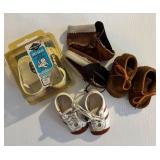 Collection of Vintage Â Baby Shoes and Wee Walker Soft Soles